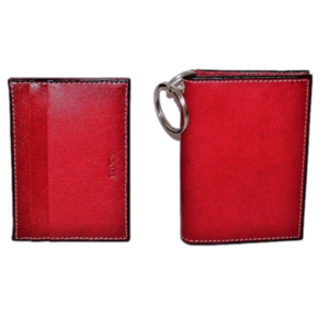 -SET OF 2 LADIES BELTON WALLET & ID CARD CASE - RED